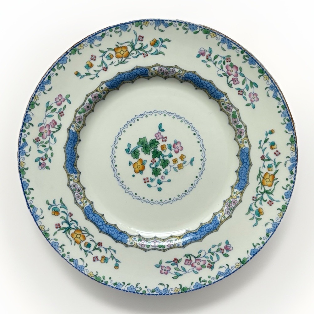 Vintage Royal Doulton Morella Blue H2878 Dinner Plate Fine Bone China England